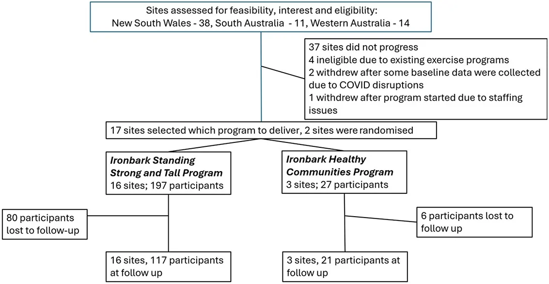 Figure 1. Flow diagram for study participants.
