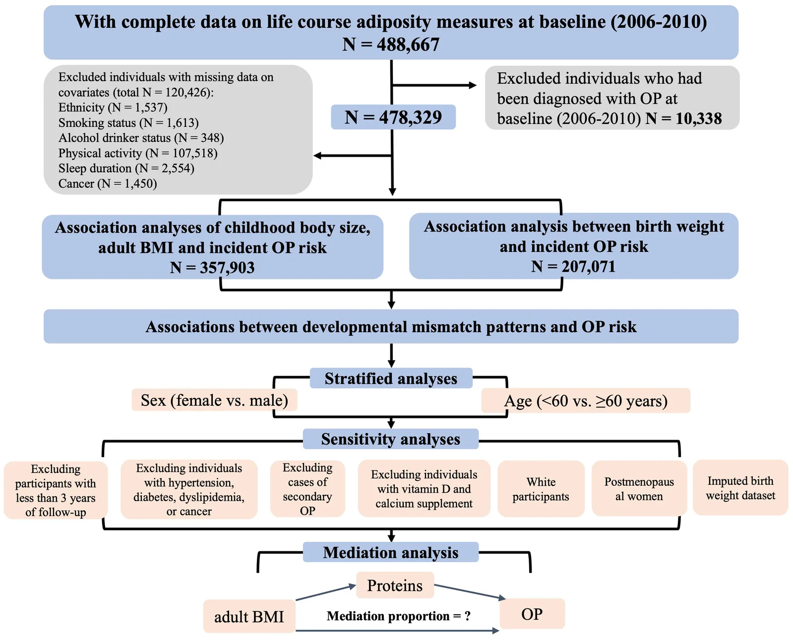 Figure 1. Flowchart of participant selection and overview of the analytical framework.