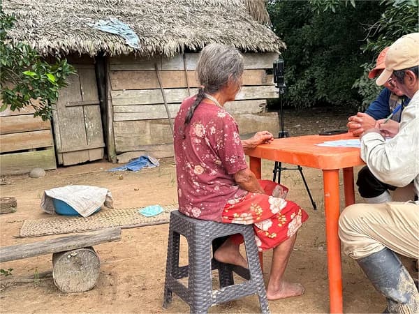 Figure 1. Data collection in the field.
