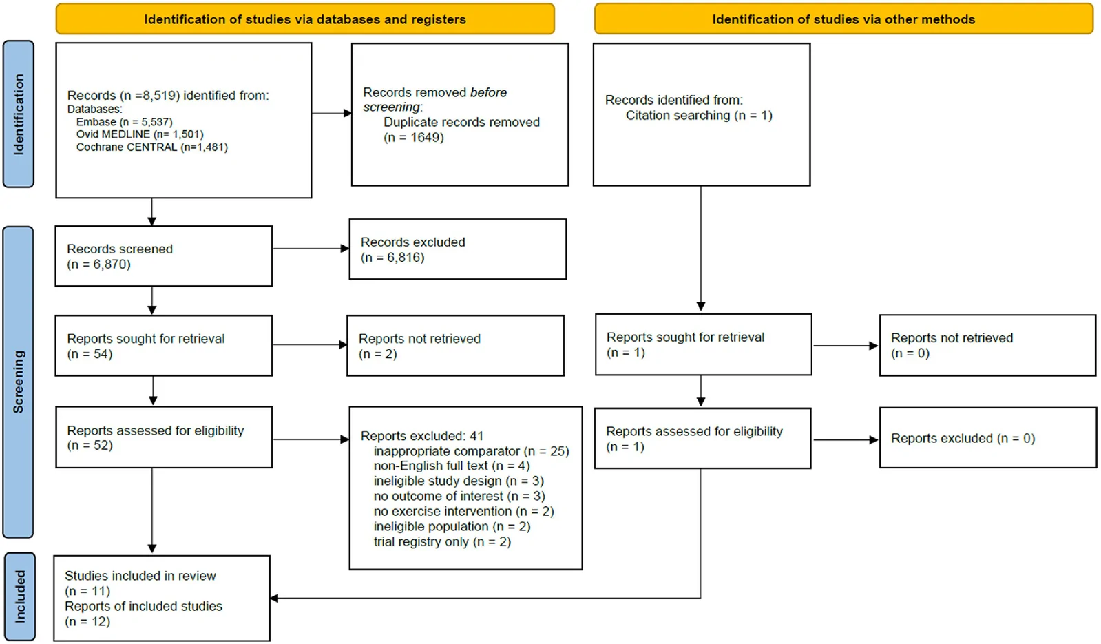 Fig. 1. Flow diagram showing search and selection of articles for systematic review.