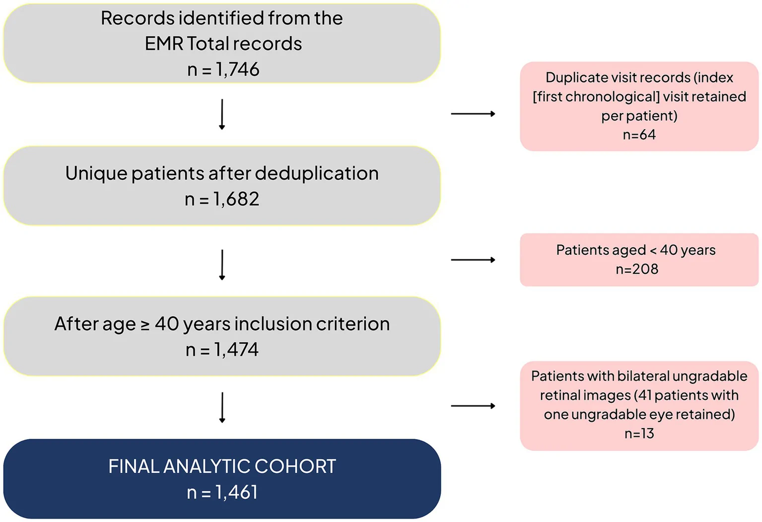 Figure 1. Derivation of the final analytic cohort.