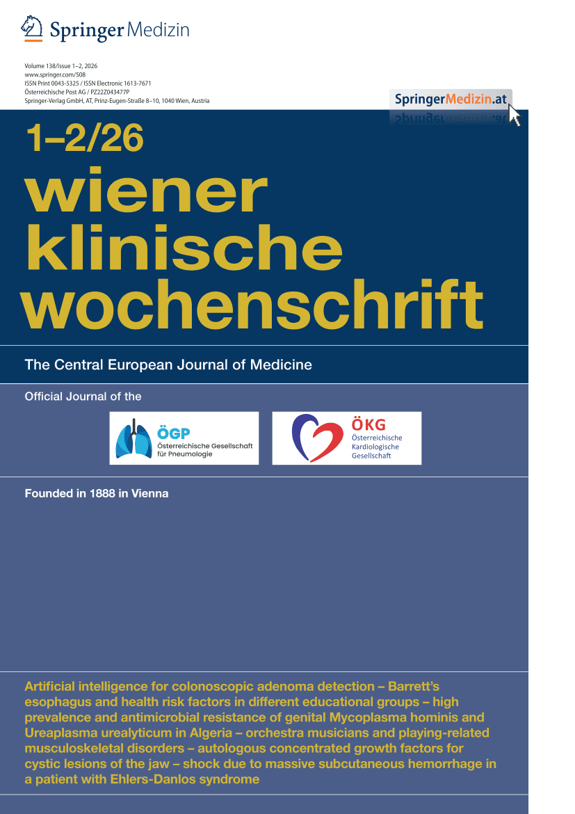 Figure from Wiener Klinische Wochenschrift