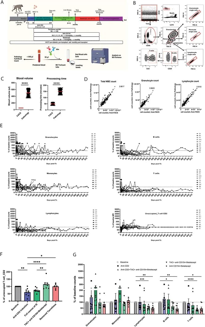 Figure 1. Peripheral immune cell counts.