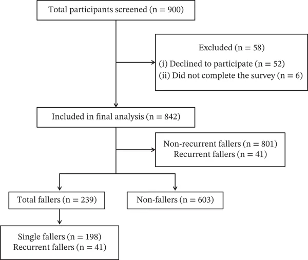 Figure 1. Flowchart of participant selection for the study.