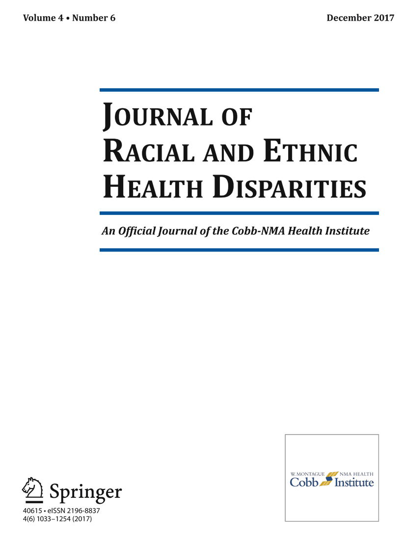 Figure from Journal of Racial and Ethnic Health Disparities