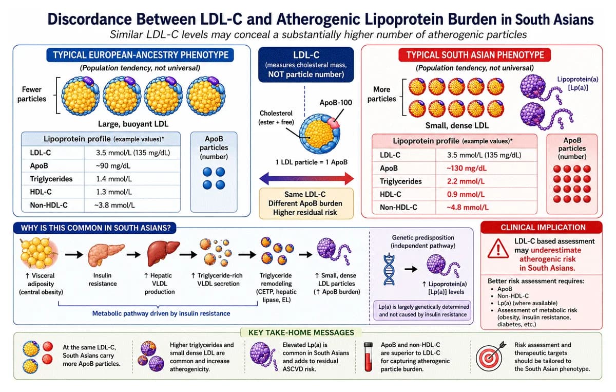 Figure 1. The South Asian lipid paradox.