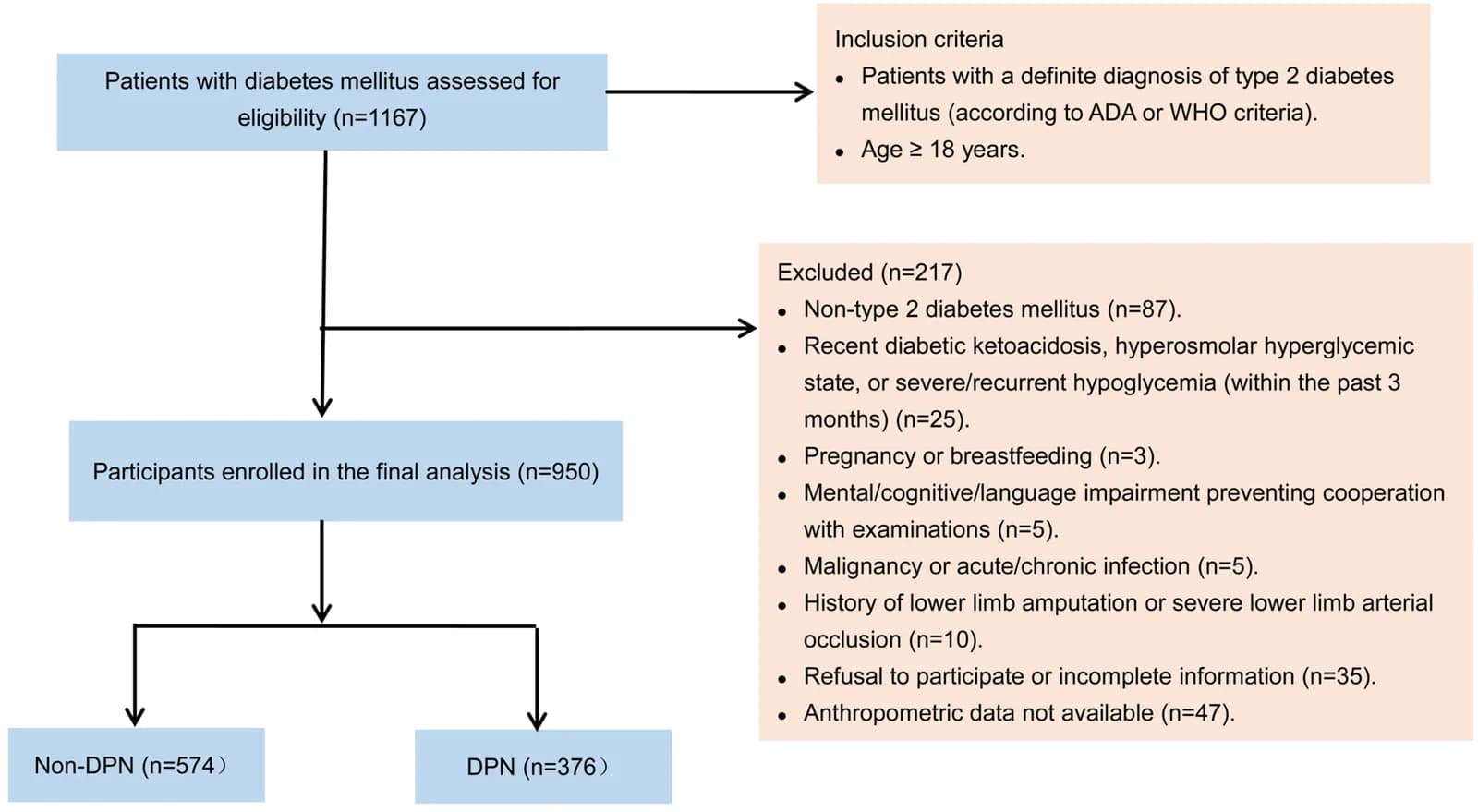 Flowchart of study participants.