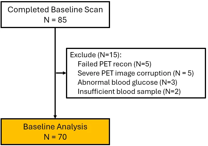Fig. 1. Participant flow diagram showing inclusion, exclusions.