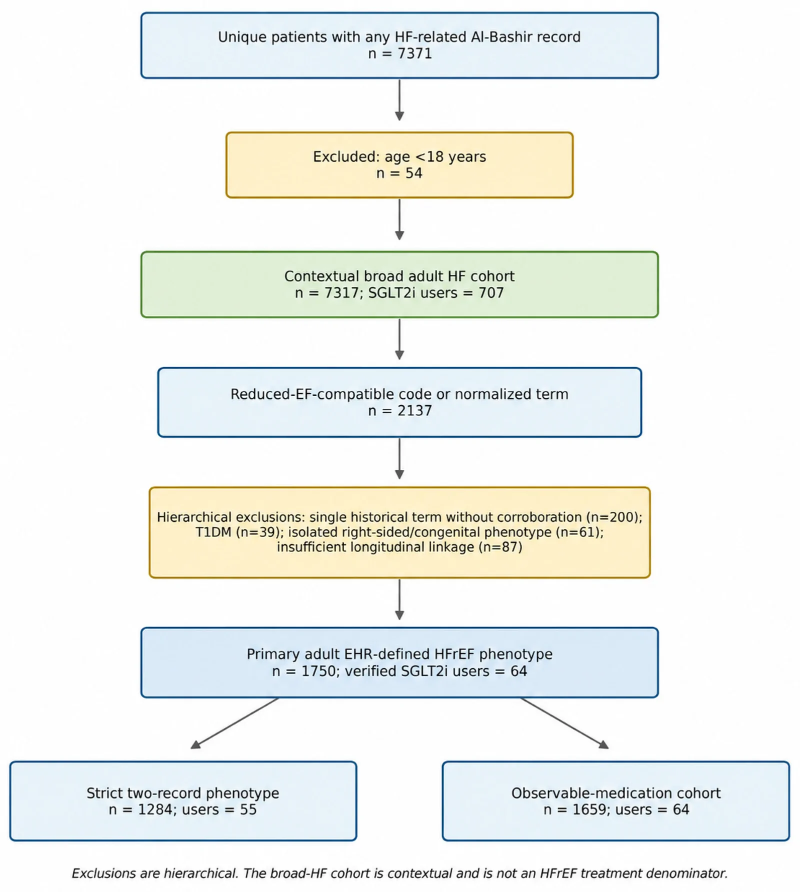 Figure 1. Cohort architecture and prespecified sensitivity populations.