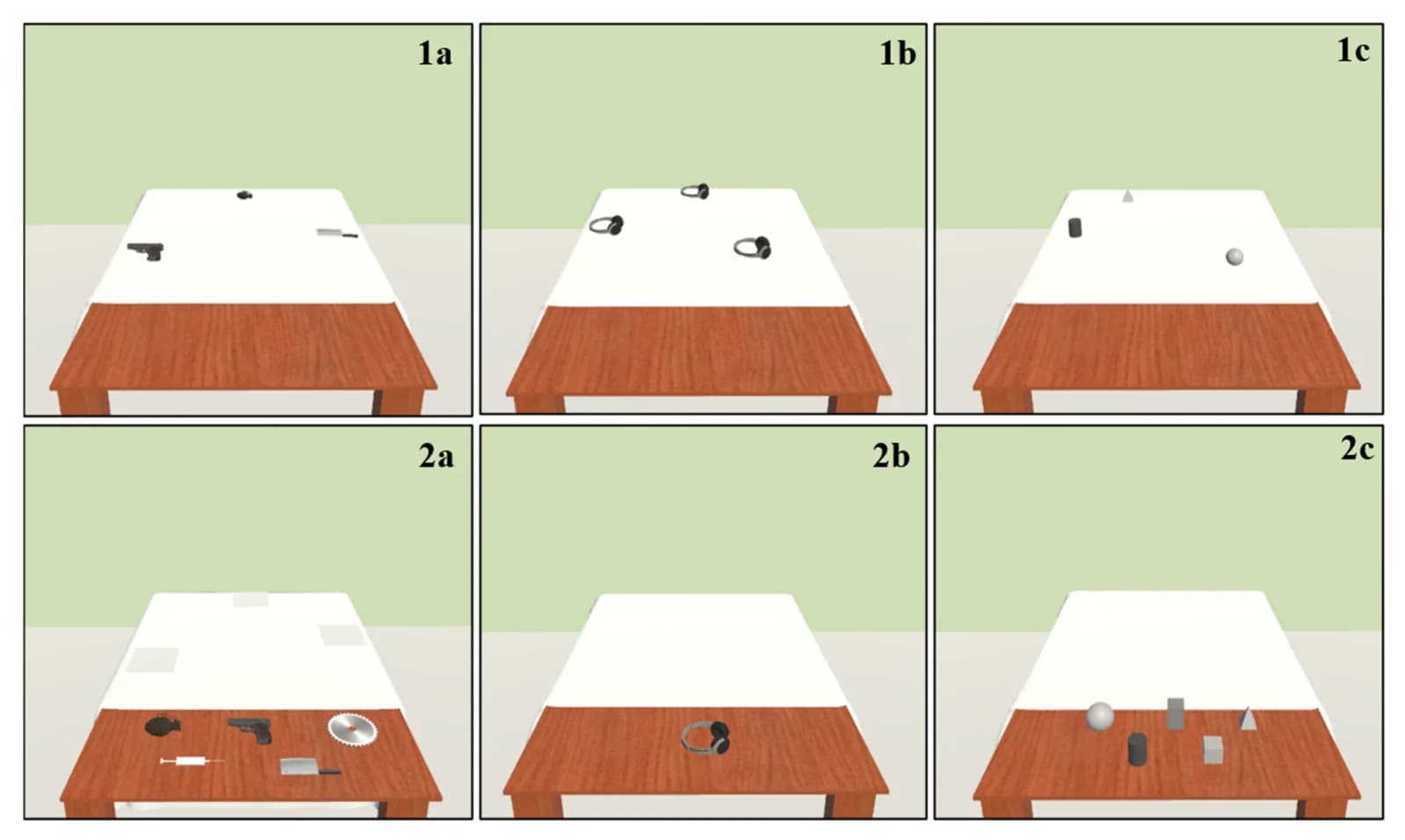 Examples of experimental conditions.