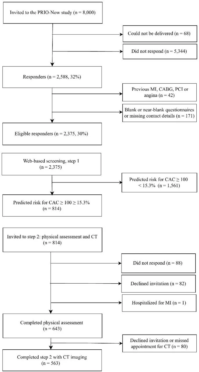 Figure 1. Flow diagram of the study participants.