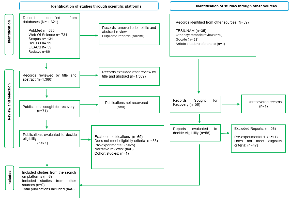 Figure 1. PRISMA Flowchart of the included studies