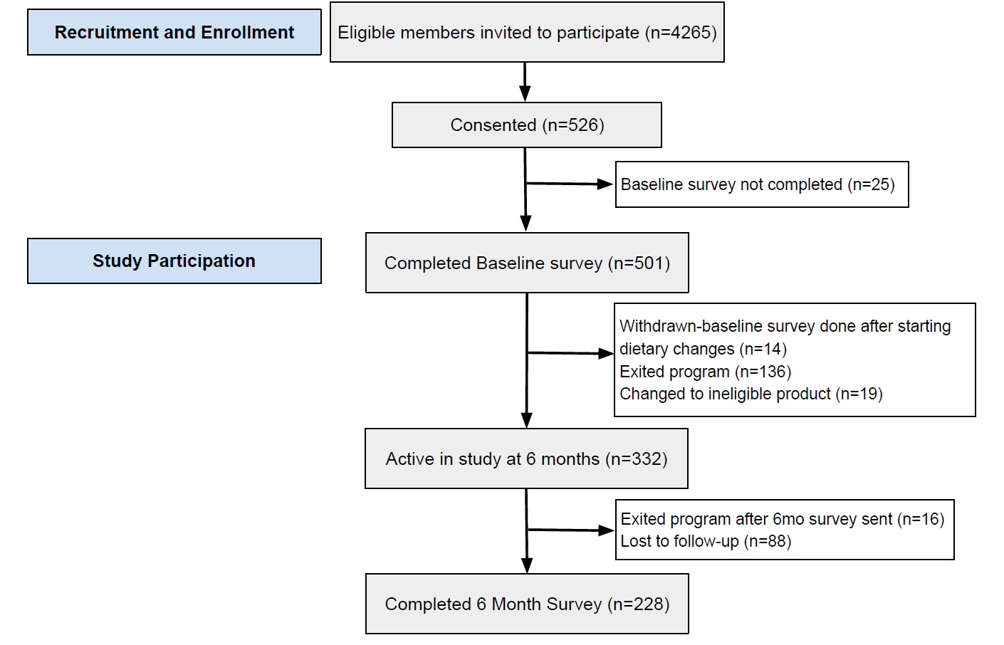 Figure 1. Flowchart of participants in the study from recruitment through study completion.